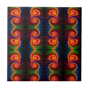 Azulejo de espiral do espectro de cores