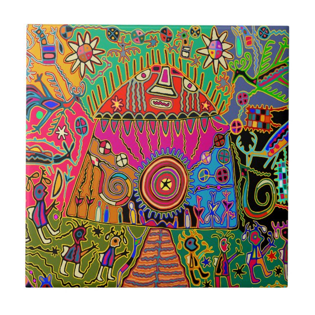 Azulejo de Espíritos Xamânicos (Frente)