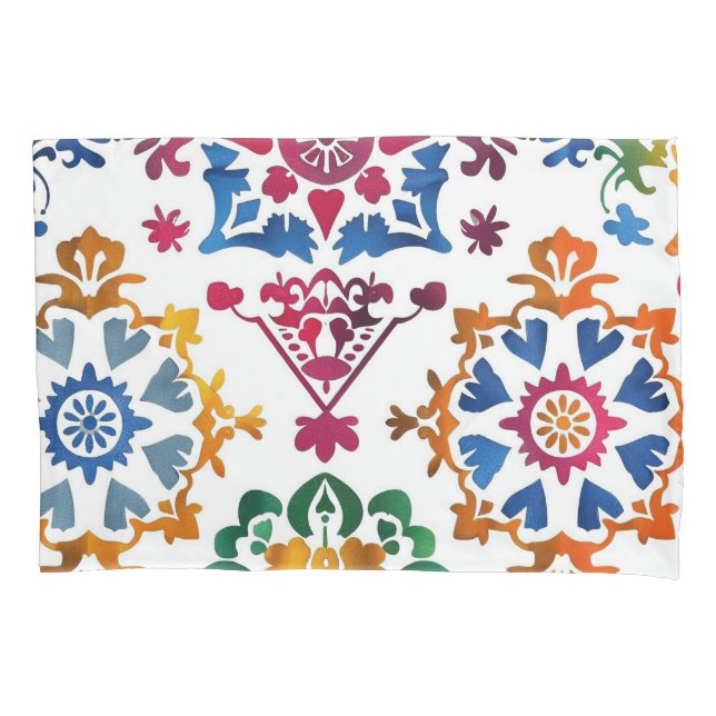 Azulejo de Estrela Colorida Mexicano (Frente)