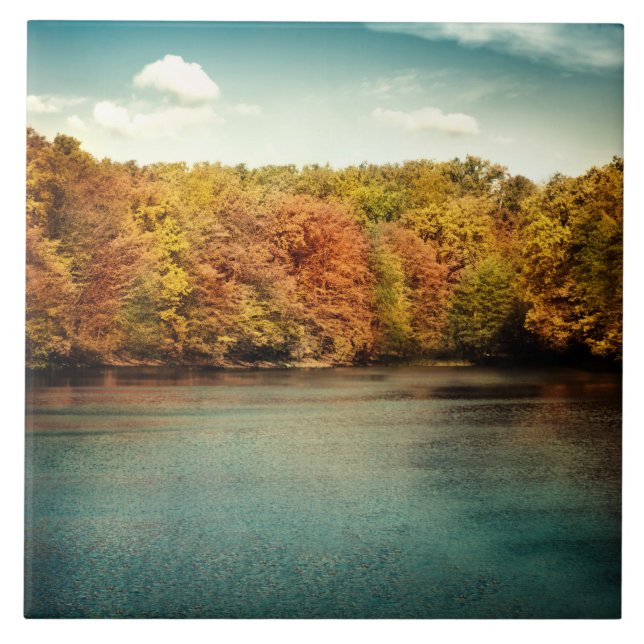 Azulejo de Exibição do Monograma de Água das Árvor (Frente)