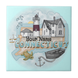 Azulejo de farol de Connecticut
