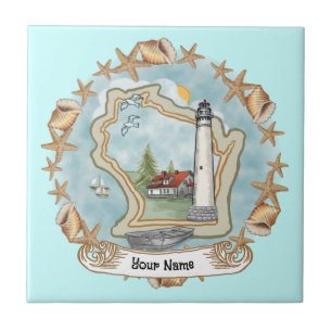 Azulejo de Farol de Wisconsin