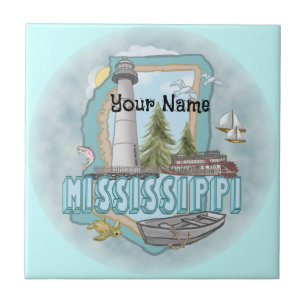 Azulejo de farol do Mississippi