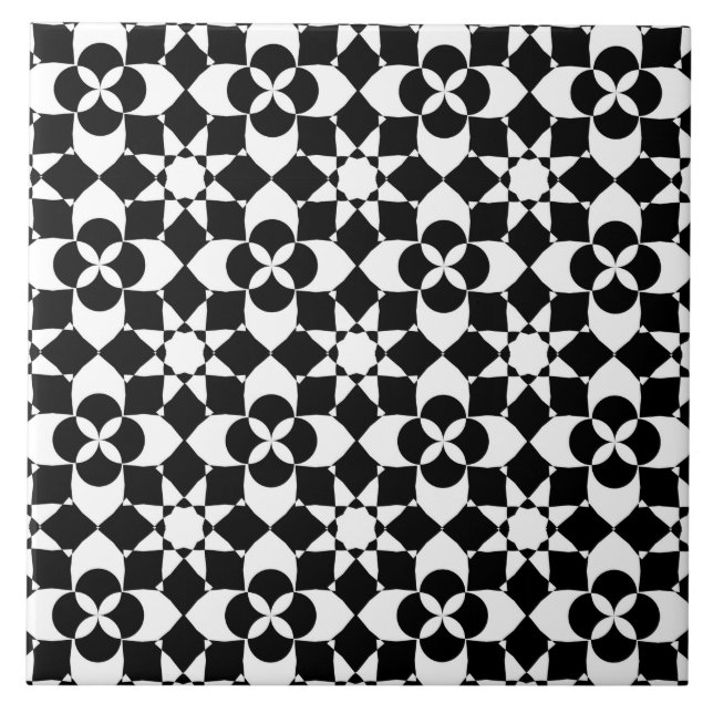 azulejo de flores e estrelas (Frente)