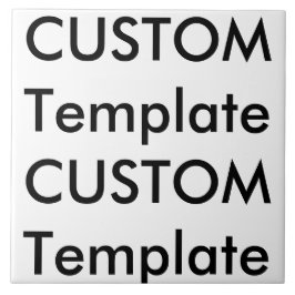 Azulejo de Foto White Cerâmica Personalizada de 6"