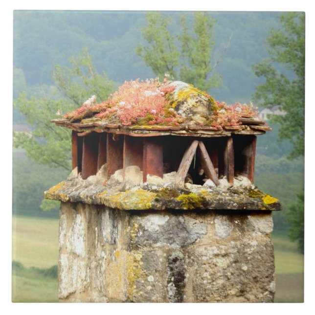 Azulejo de Fotografia Cerâmica da Chimney Francesa (Frente)