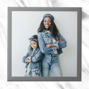 Azulejo de Fotos da Borda da Cinza