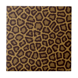 Azulejo de fundo com peles de leopardo