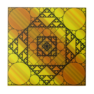 Azulejo de Geometria Fractal
