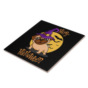 Azulejo de Halloween Puggy