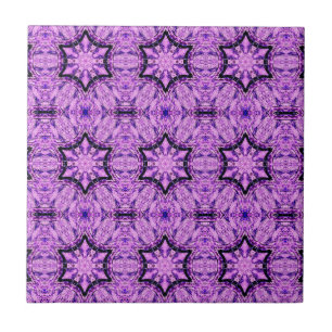 azulejo de hexagrama roxo