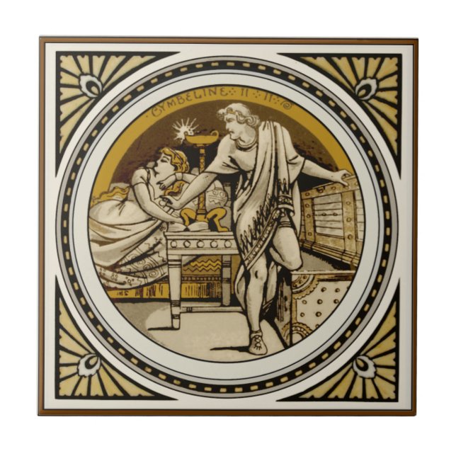 Azulejo de Imagem de Cymbeline Repro Minton Shakes (Frente)