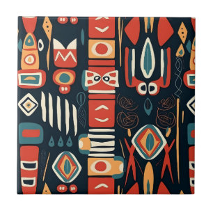 Azulejo de Impressão de Arte Tribal