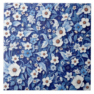 azulejo de jardim de flores silvestres