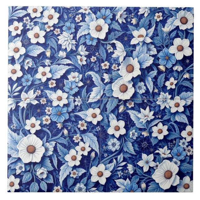 azulejo de jardim de flores silvestres (Frente)