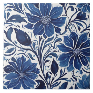 azulejo de jardim flor de índigo