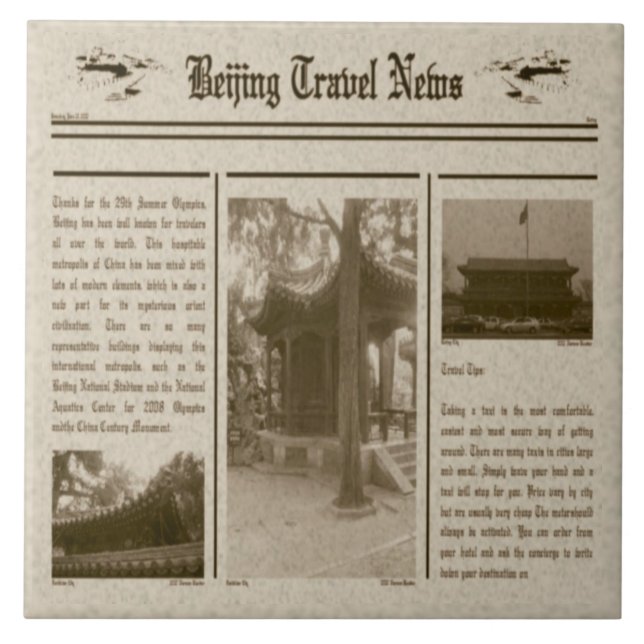 Azulejo de jornal (Frente)