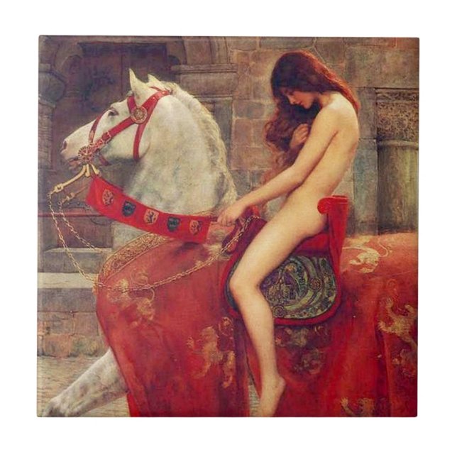 Azulejo de Lady Godiva (Frente)