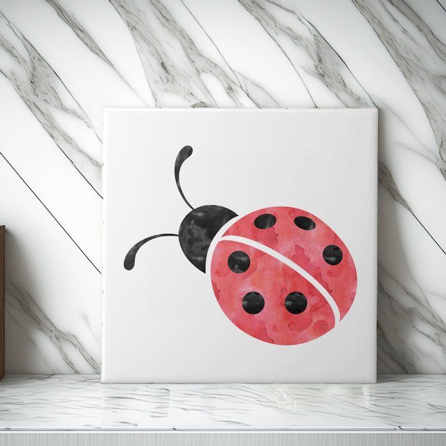 Azulejo de Ladybug cerâmico (Criador carregado)