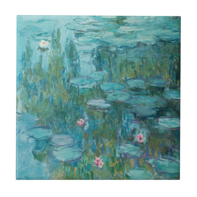 Azulejo de lírios (Claude Monet, 1915) (Frente)