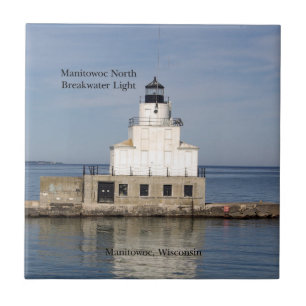 azulejo de Luz de Manitowoc North Breakwater