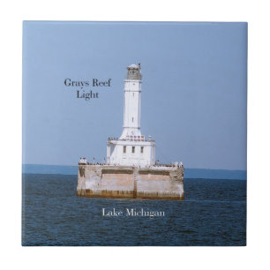 azulejo de Luz de Recifes Cinzentos