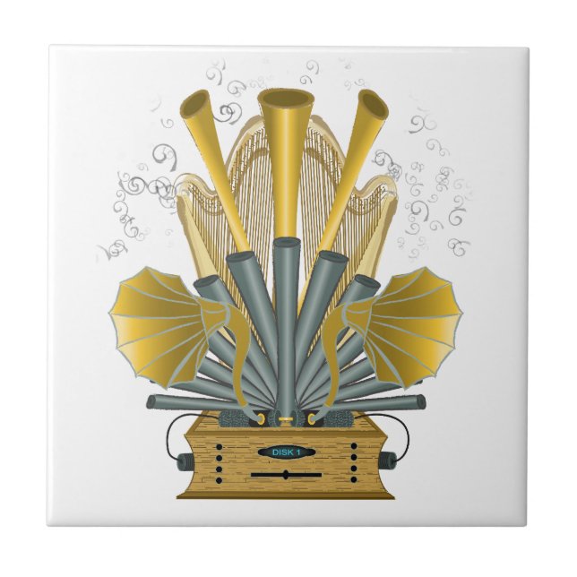 Azulejo de Máquina de Música (Frente)