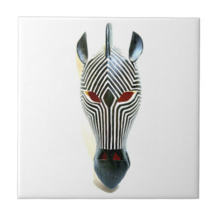 azulejo de máscara zebra