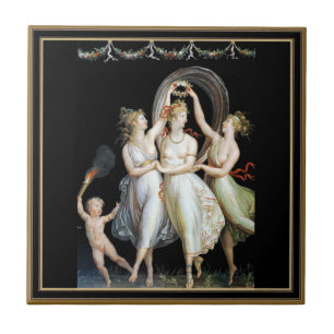 Azulejo de mulheres dançantes