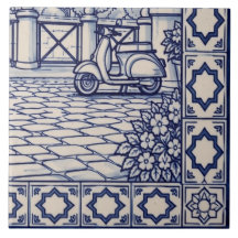 Azulejo de Mural de Roma 6 de 6 Inferior Direito