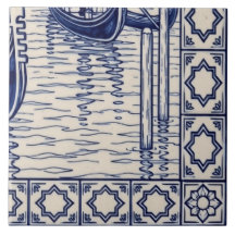 Azulejo de Mural de Veneza 6 de 6 Inferior Direito