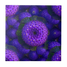 Azulejo de natureza púrpura vibrante com manchas