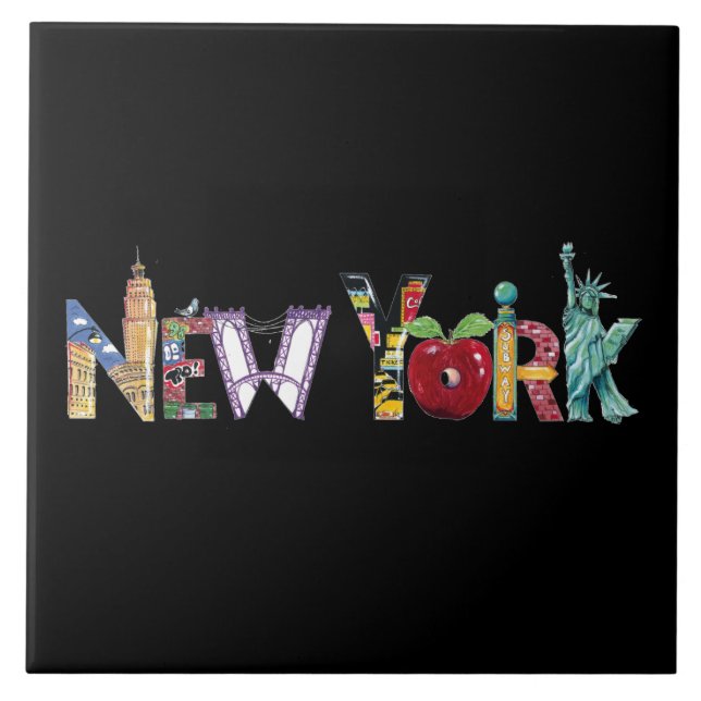 Azulejo de New York (Frente)