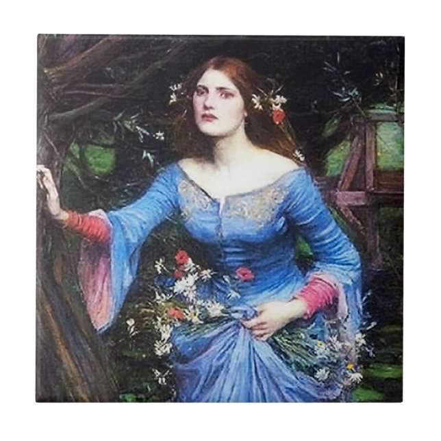 Azulejo de Ophelia do Waterhouse (Frente)