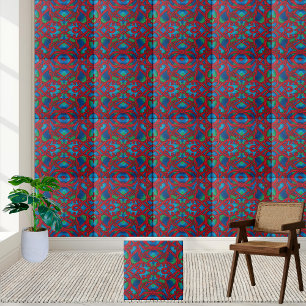 Azulejo de Padrão Escandinavo Celta de Nó Celta Vi