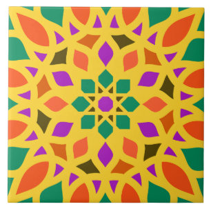 azulejo de padrão geométrico islâmico para mesquit