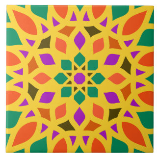 azulejo de padrão geométrico islâmico para mesquit