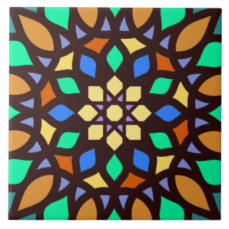 azulejo de padrão geométrico mosaico islâmico