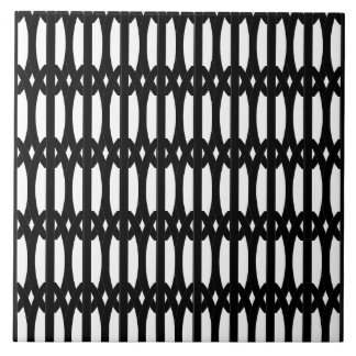 Azulejo de padrões de pilares do Art Deco