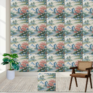 Azulejo de Paisagem Tradicional Chinesa para a Art