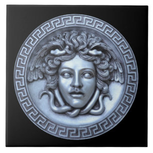 Azulejo de Parede Medusa Prata