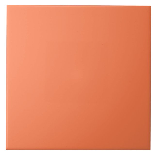 Azulejo de Pastel Coral Orange (Frente)