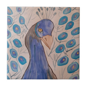 Azulejo de Peacock Blue Cerâmica