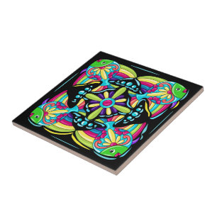 Azulejo de peixe Talavera