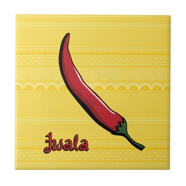 Azulejo de Pimenta Jwala Chili (Frente)