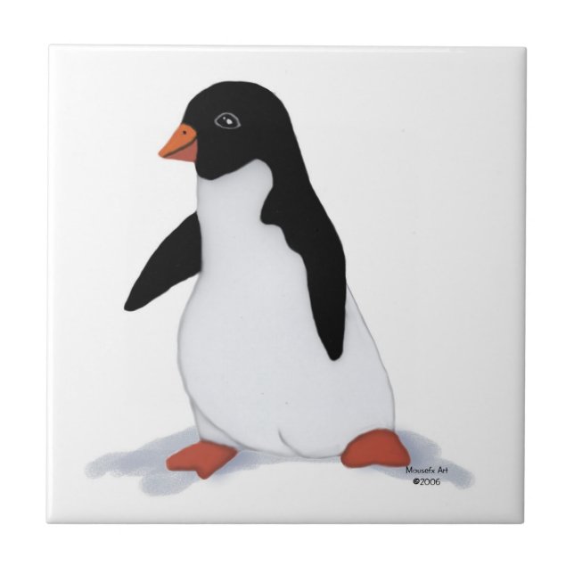 Azulejo de pinguins (Frente)
