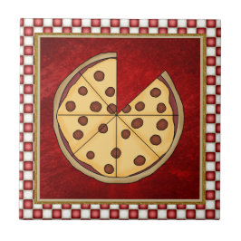 Azulejo de pizza italiana