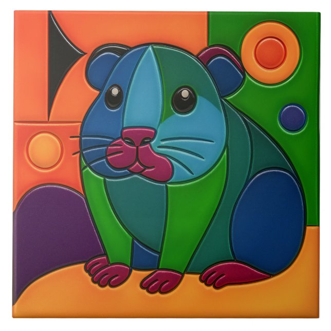 Azulejo de Porquinho-da-Índia (Frente)