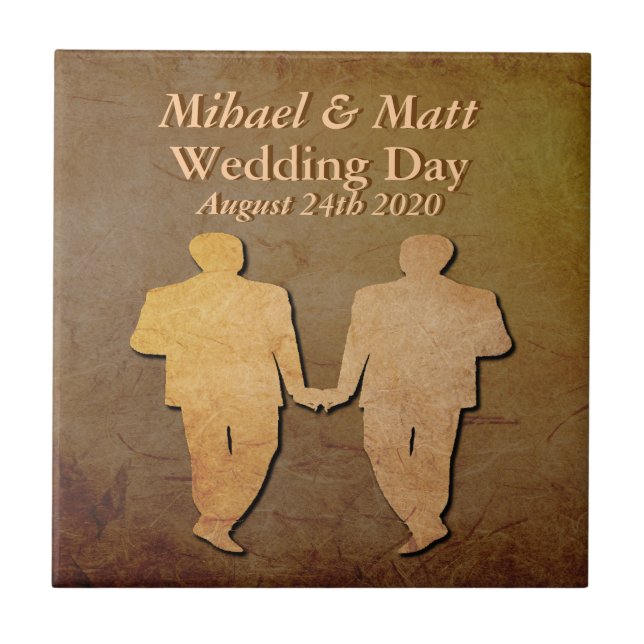 Azulejo de presente de Gay de  dos Horários Russos (Frente)