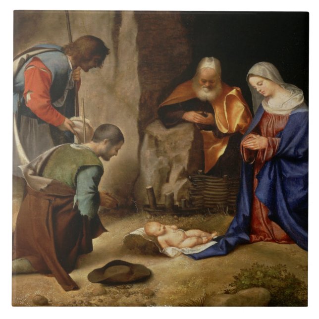 AZULEJO DE PRESENTE DE NATIVIDADE DE NATAL - PRESE (Frente)